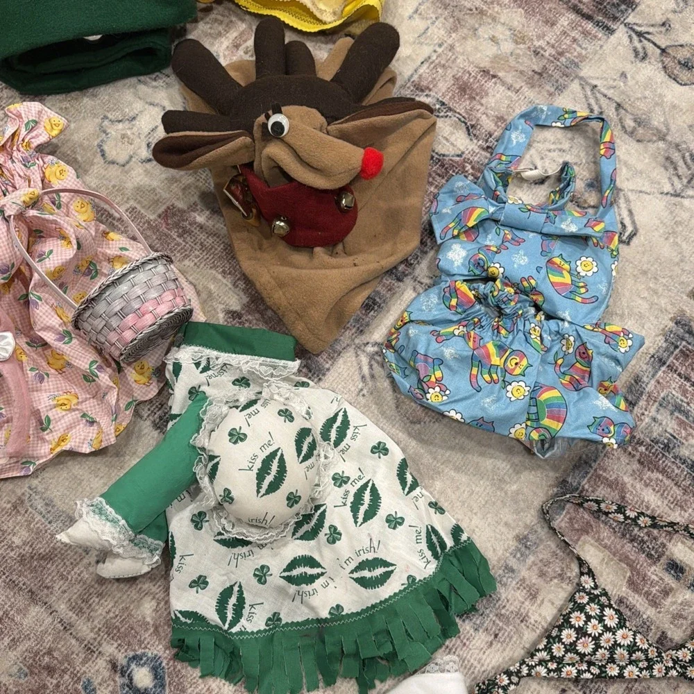 Porch Goose Outfit Lot 20+ With Accessories Holiday Summer Elvis Halloween